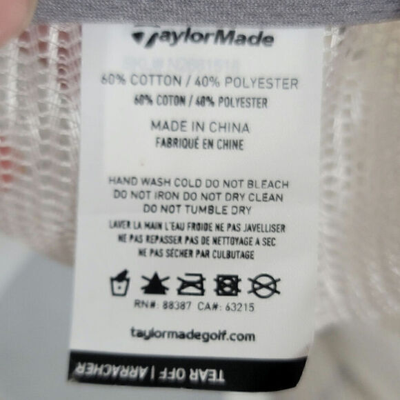 TAYLOR MADE PATCH SNAP BACK HAT, SZ ONE SIZE FITS MOST REGULAR - Picture 10 of 10
